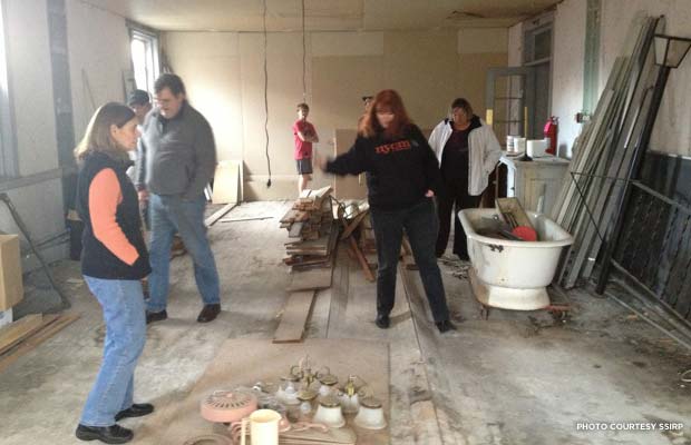 Tour of the Sherburne Inn's interior in 2012. Credit: SSIRP