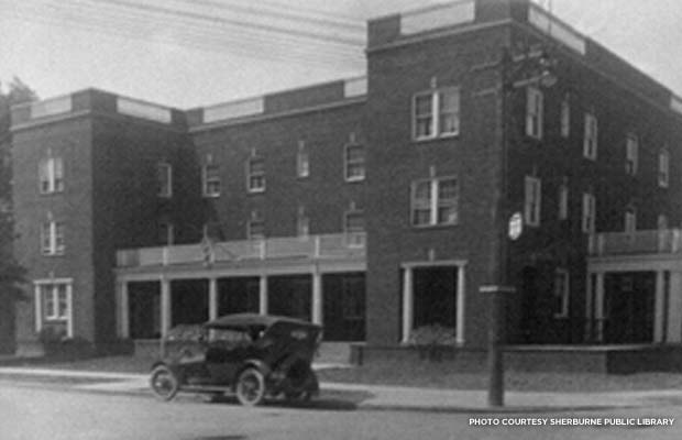 The Sherburne Inn in 1917. Credit: Sherburne Public Library