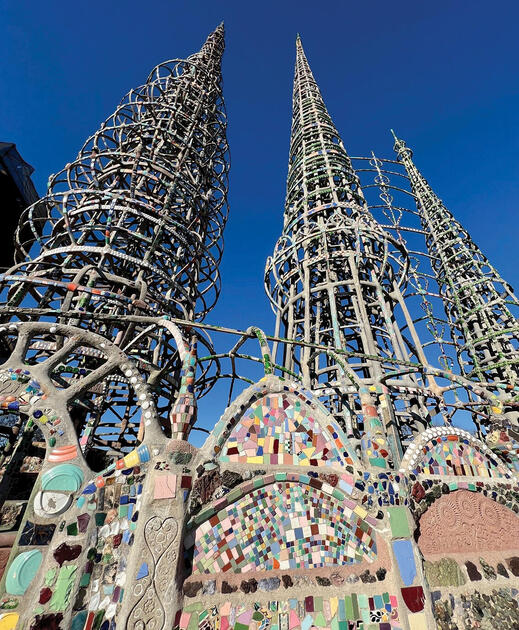 How Conservators Stabilized Los Angeles' Monumental Watts Towers | National Trust for Historic Preservation